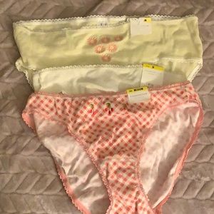 Lot 3 NWT Charter Club Intimates 100% cotton panties M / 6